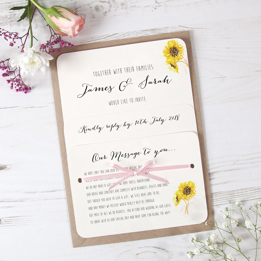 Sunflower invitations deals